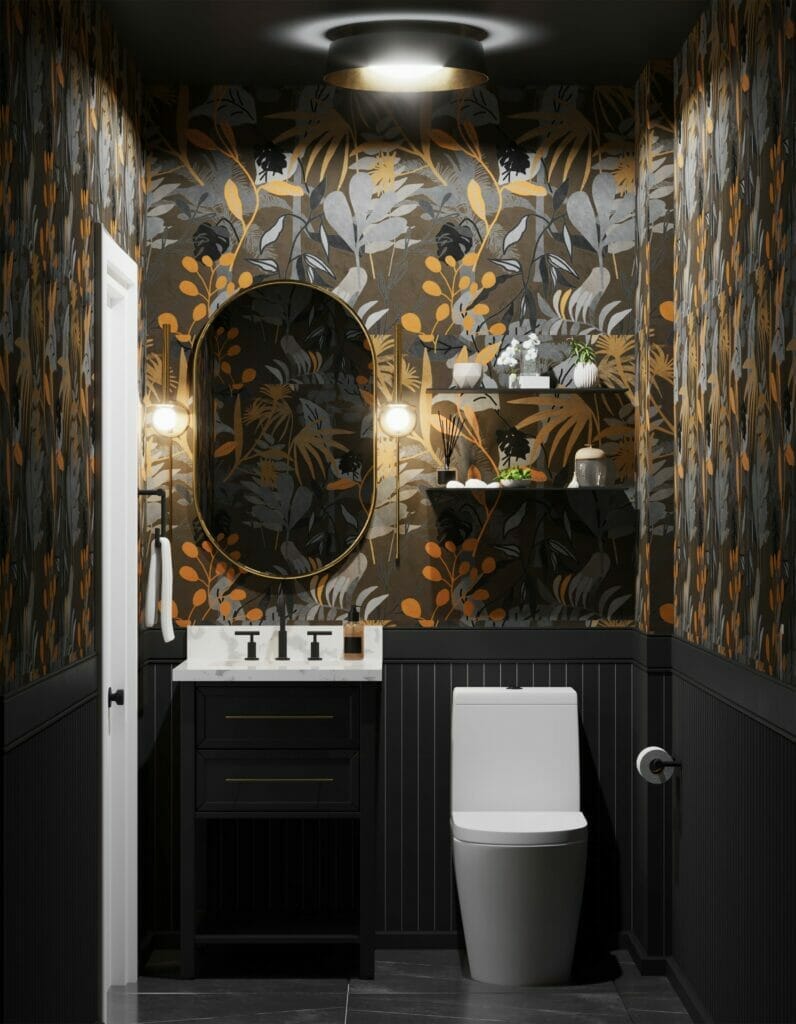 Crane Bathroom — Interior Design Project in San Francisco Bay Area